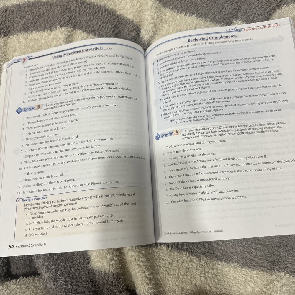 Abeka Grammar and Composition III 6th edition Work-Text NEW - Picture 3 of 3